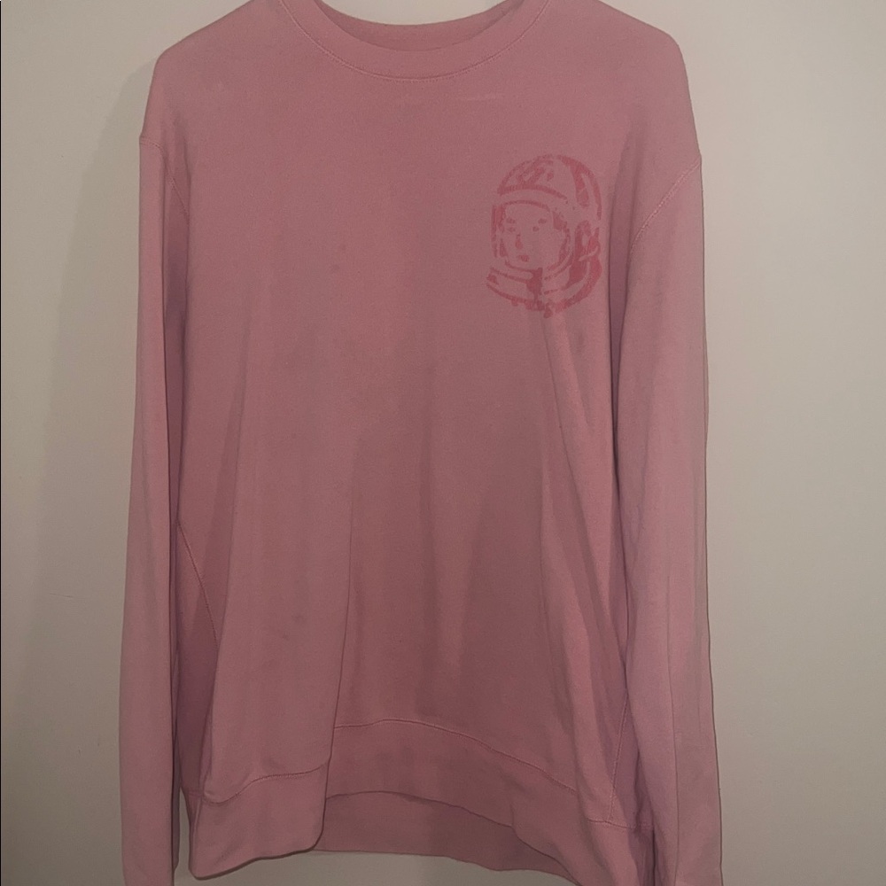 Billionaire boys club pink sweatshirt